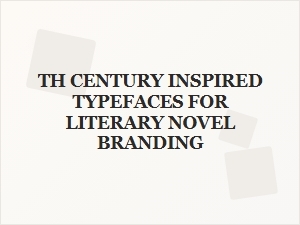 Vintage-Inspired Typefaces for Literary Novel Branding